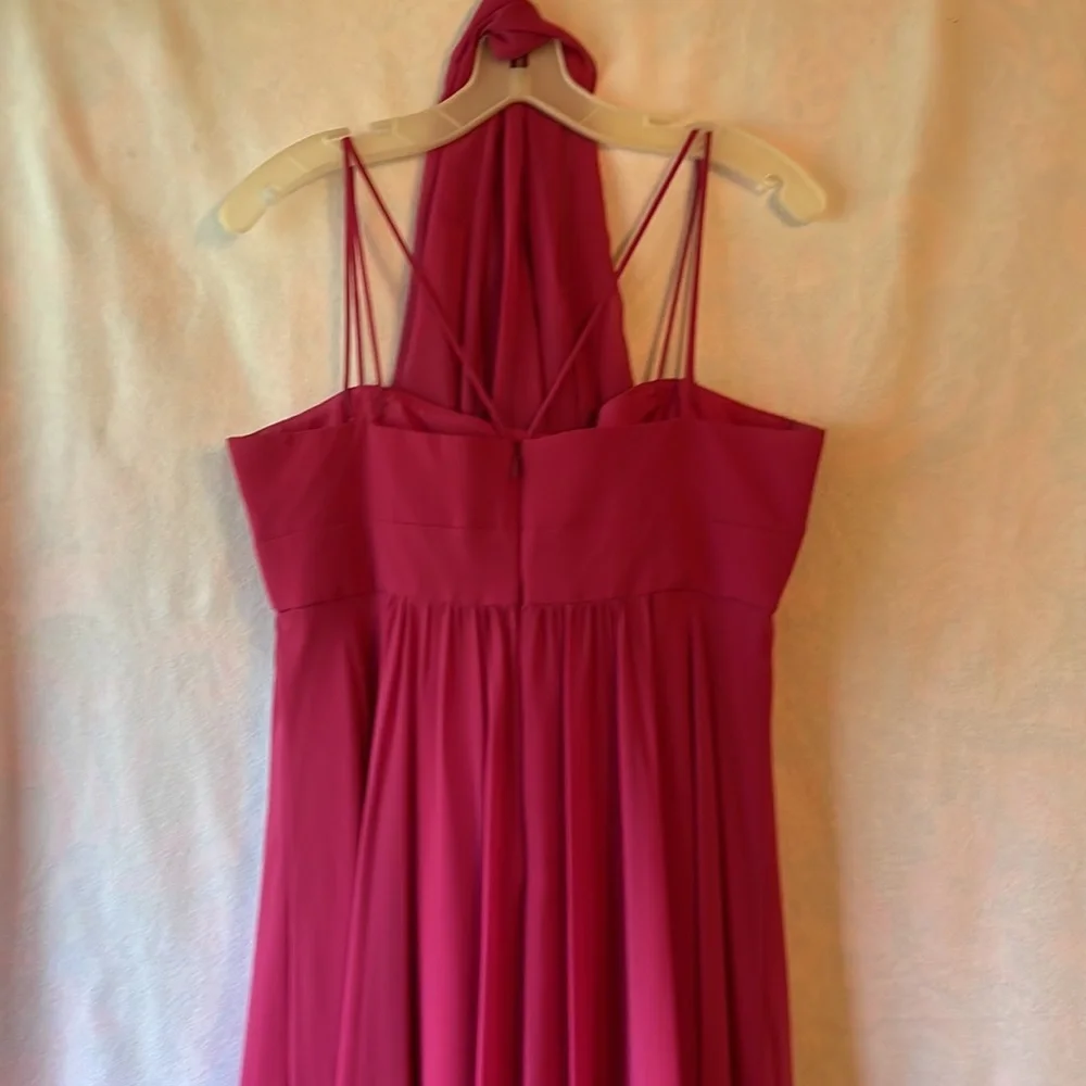 David’s Bridal Style F12495 Size 14 Color Azalea - Picture 6 of 8